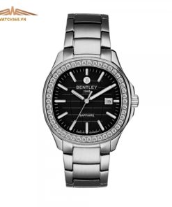 BENTLEY BL1869-101MWBI - NAM - KÍNH SAPPHIRE - DÂY KIM LOẠI - PIN - SIZE 40MM - MÁY ĐỨC