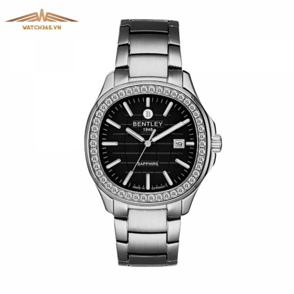 BENTLEY BL1869-101MWBI - NAM - KÍNH SAPPHIRE - DÂY KIM LOẠI - PIN - SIZE 40MM - MÁY ĐỨC