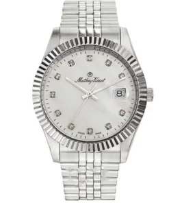 MATHEY TISSOT H710AI - NAM - KÍNH KHOÁNG - DÂY KIM LOẠI - PIN - SIZE 40MM - MÁY THỤY SỸ