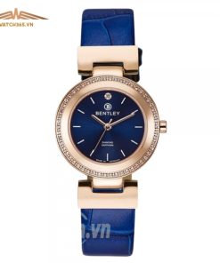 BENTLEY BL1858-102LRNN - NỮ - KÍNH SAPPHIRE - DÂY DA - PIN - SIZE 32MM - MÁY ĐỨC