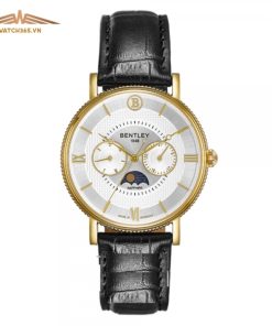 BENTLEY BL1865-30MKWB - NAM - KÍNH SAPPHIRE - DÂY DA - PIN - SIZE 40MM - MÁY ĐỨC
