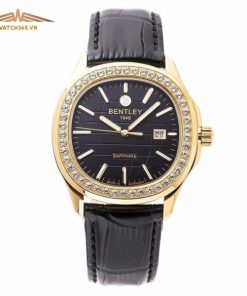 BENTLEY BL1869-101MKBB - NAM - KÍNH SAPPHIRE - DÂY DA - PIN - SIZE 40MM - MÁY ĐỨC