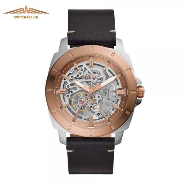 FOSSIL PRIVATEER SPORT BQ2428 - NAM - KÍNH KHOÁNG - DÂY DA - AUTOMATIC - SIZE 45MM - MÁY HOA KỲ