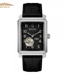 BULOVA SUTTON BLACK DIAL 96A269- NAM - KÍNH KHOÁNG - DÂY DA - AUTOMATIC - SIZE 42MM - MÁY THỤY SỸ