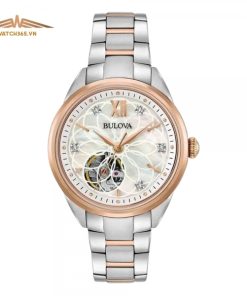 BULOVA SUTTON 98P170 - NỮ - AUTOMATIC - DÂY KIM LOẠI - SIZE 34 MM - MÁY THỤY SỸ