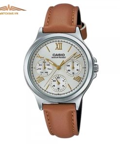 CASIO LTP-V300L-7A2UDF - NỮ - KÍNH KHOÁNG - DÂY DA - PIN - SIZE 33.2MM - MÁY NHẬT