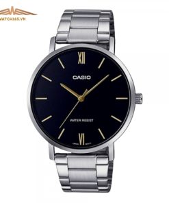 CASIO MTP-VT01D-1BUDF - NAM - KÍNH KHOÁNG - DÂY KIM LOẠI - PIN - SIZE 40MM - MÁY NHẬT