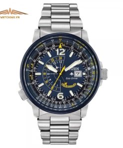 CITIZEN BJ7006-56L - NAM - KÍNH KHOÁNG - DÂY KIM LOẠI - ECO DRIVE - SIZE 42MM - MÁY NHẬT
