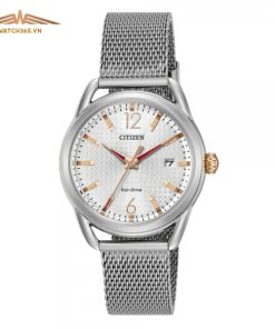 CITIZEN FE6081-51A - NỮ - KÍNH KHOÁNG - DÂY KIM LOẠI - ECO DRIVE - SIZE 34MM - MÁY NHẬT