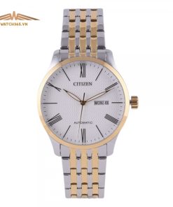 CITIZEN NH8354-58A - NAM - KÍNH KHOÁNG - DÂY KIM LOẠI - AUTOMATIC - SIZE 40MM - MÁY NHẬT