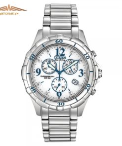 CITIZEN CHRONOGRAPH FB1350-58A - NAM - KÍNH KHOÁNG - DÂY KIM LOẠI - ECO DRIVE - SIZE 40MM - MÁY NHẬT