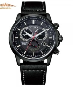 CITIZEN PERPETUAL CHRONOGRAPH BL8155-15E - NAM - KÍNH SAPPHIRE - DÂY DA - ECO DRIVE - SIZE 42MM - MÁY NHẬT