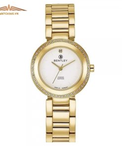 BENTLEY BL1858-102LKCI - NỮ - KÍNH SAPPHIRE - DÂY KIM LOẠI - PIN - SIZE 32MM - MÁY ĐỨC