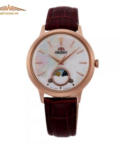 ORIENT SUN AND MOON RA-KB0002A10B - NỮ - KÍNH KHOÁNG - DÂY DA - PIN - SIZE 34MM - MÁY NHẬT