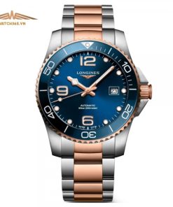 LONGINES HYDRO CONQUEST L3.781.3.98.7 - NAM - KÍNH SAPPHIRE - DÂY KIM LOẠI - AUTOMATIC - SIZE 41MM - MÁY THỤY SỸ
