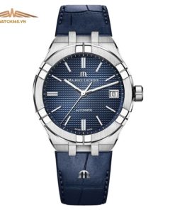 MAURICE LACROIX AI6007-SS001-430-1 - NAM - KÍNH SAPPHIRE - DÂY DA - AUTOMATIC - SIZE 39MM - MÁY THỤY SỸ