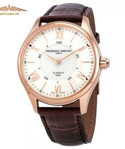 FREDERIQUE CONSTANT FC-282V5B4 - NAM - KÍNH SAPPHIRE - DÂY DA - PIN - SIZE 42MM - MÁY THỤY SỸ