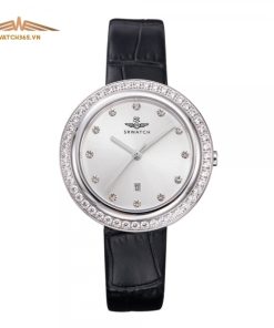 SRWATCH SL5006.4102BL - NỮ - KÍNH SAPPHIRE - DÂY DA - PIN - SIZE 34MM - MÁY NHẬT