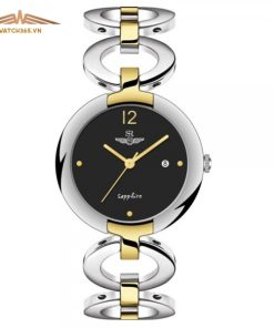 SRWATCH TIMEPIECE LADY SL1601.1201TE - NỮ - KÍNH SAPPHIRE - DÂY KIM LOẠI - PIN - SIZE 28MM - MÁY NHẬT