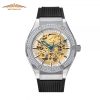 OLYM PIANUS OP990-45.24ADGS-GL-T CLASSIC FUSION - NAM - KÍNH SAPPHIRE - DÂY CAO SU - AUTOMATIC - SIZE 42MM - MÁY NHẬT