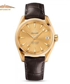 OMEGA  AQUA TERRA MASTER CO-AXIAL 231.53.39.21.08.001 - NAM - KÍNH SAPPHIRE - DÂY DA - AUTOMATIC - SIZE 38.5 MM - MÁY THỤY SỸ