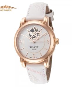 TISSOT LADY HEART FLOWER T050.207.37.017.04 - NỮ - KÍNH SAPHIRE - DÂY DA - AUTOMATIC- SIZE 35MM - MÁY THỤY SỸ
