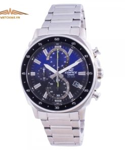 CASIO EDIFICE EFV-600D-2AVUDF - NAM - KÍNH KHOÁNG - DÂY KIM LOẠI - PIN - SIZE 43.8MM - MÁY NHẬT
