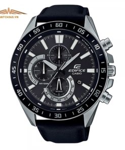 CASIO EDIFICE EFV-620L-1AV - NAM - KÍNH KHOÁNG - DÂY DA - PIN - SIZE 48.5MM - MÁY NHẬT