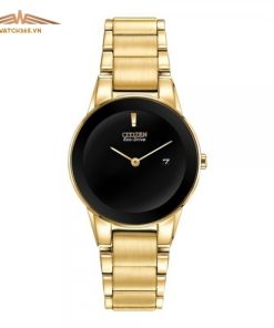 CITIZEN GA1052-55E - NỮ - KÍNH KHOÁNG - DÂY KIM LOẠI - ECO DRIVE - SIZE 30MM - MÁY NHẬT