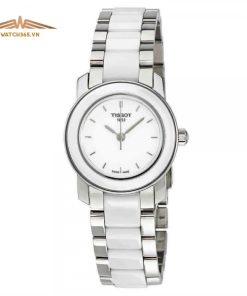 TISSOT CERAMIC DIAMOND T064.210.22.016.00 - NỮ - KÍNH SAPPHIRE - DÂY KIM LOẠI - PIN - SIZE 28MM - MÁY THỤY SỸ