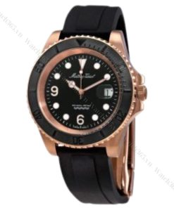 MATHEY TISSOT SUBMARINER LIMITED H909PN - NAM - KÍNH SAPPHIRE - DÂY CAO SU - PIN - SIZE 43MM - MÁY THỤY SỸ