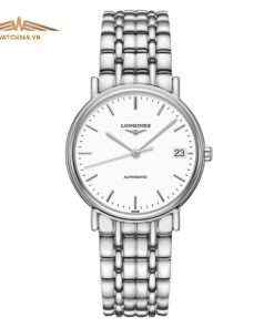 LONGINES L4.821.4.12.6 - NAM - KÍNH SAPPHIRE - DÂY KIM LOẠI - AUTOMATIC - SIZE 34.5MM - MÁY THỤY SỸ