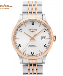 LONGINES RECORD CHRONOMETER L2.820.5.76.7 - NAM - KÍNH SAPPHIRE - DÂY KIM LOẠI - AUTOMATIC - SIZE 38.5MM - MÁY THỤY SỸ