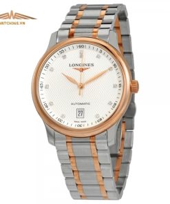 LONGINES MASTER COLLECTION DIAMOND L2.628.5.97.7 - NAM - KÍNH SAPPHIRE - DÂY KIM LOẠI - AUTOMATIC - SIZE 38.5MM - MÁY THỤY SỸ