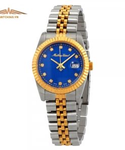 MATHEY TISSOT D810BU - NỮ - KÍNH KHOÁNG - DÂY KIM LOẠI - PIN - SIZE 32MM - MÁY THỤY SỸ