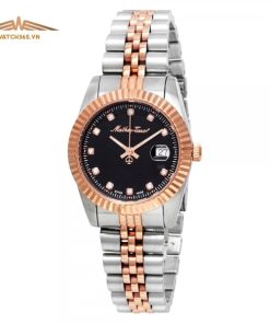 MATHEY TISSOT D810RN - NỮ - KÍNH KHOÁNG - DÂY KIM LOẠI - PIN - SIZE 32MM - MÁY THỤY SỸ