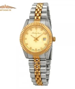MATHEY TISSOT D810BDI - NỮ - KÍNH KHOÁNG - DÂY KIM LOẠI - PIN - SIZE 32MM - MÁY THỤY SỸ