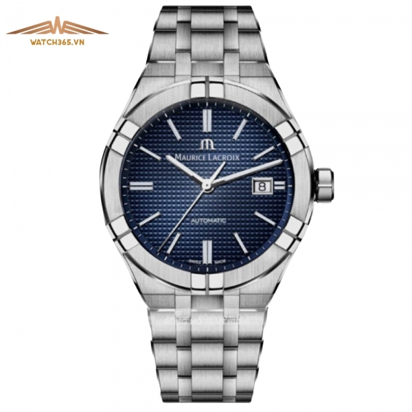 MAURICE LACROIX AIKON AI6008-SS002-430-1 - NAM - KÍNH SAPPHIRE - DÂY KIM LOẠI - AUTOMATIC - SIZE 42MM - MÁY THỤY SỸ