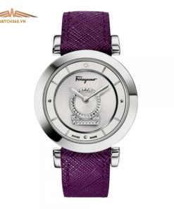 SALVATORE FERRAGAMO FQ4260015 - NỮ - KÍNH SAPPHIRE - DÂY DA - PIN - SIZE 37MM - MÁY ITALIA