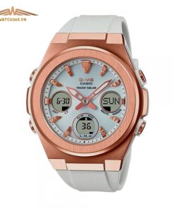 CASIO Baby-G MSG-S600G-1A - NỮ - KÍNH KHOÁNG - DÂY DA - PIN - SIZE 40.2mm - MÁY NHẬT