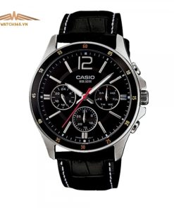 CASIO MTP-1374L-1AVDF - NAM - KÍNH KHOÁNG - DÂY DA - PIN - SIZE 43.5MM - MÁY NHẬT