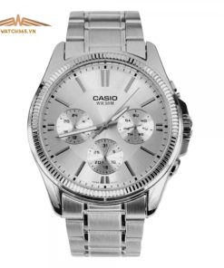 CASIO MTP-1375D-7AVDF - NAM - KÍNH KHOÁNG - DÂY KIM LOẠI - PIN - SIZE 42MM - MÁY NHẬT