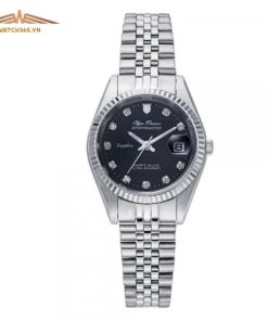 OLYM PIANUS SPORTMASTER OP68322S-D - NỮ - KÍNH SAPPHIRE - DÂY KIM LOẠI - PIN - SIZE 26MM - MÁY NHẬT