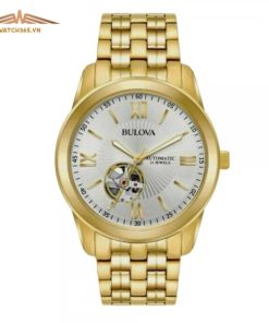 BULOVA 97A130 - NAM - KÍNH KHOÁNG - DÂY KIM LOẠI - AUTOMATIC - SIZE 42MM - MÁY THỤY SỸ