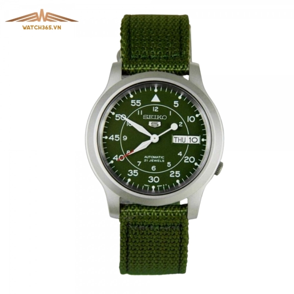 SEIKO 5 SNK805K2 - NAM - KÍNH KHOÁNG - DÂY VẢI - AUTOMATIC - SIZE 37MM - MÁY NHẬT