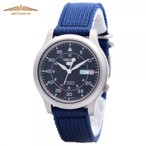 SEIKO 5 SNK807K2 - NAM - KÍNH KHOÁNG - DÂY VẢI - AUTOMATIC - SIZE 37MM - MÁY NHẬT