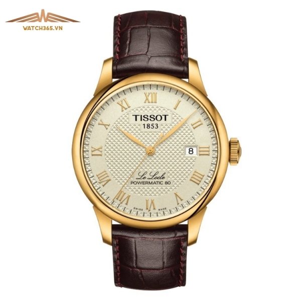 TISSOT T006.407.36.263.00 - NAM - KÍNH SAPPHIRE - DÂY DA - AUTOMATIC - SIZE 39.3MM - MÁY THỤY SỸ
