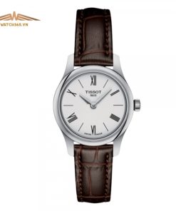 TISSOT T063.009.16.018.00 - NỮ - KÍNH SAPHIRE - DÂY DA - PIN- SIZE 25MM - MÁY THỤY SỸ