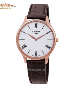 TISSOT T063.409.36.018.00 - NAM - KÍNH SAPPHIRE - DÂY DA - PIN - SIZE 39MM - MÁY THỤY SỸ