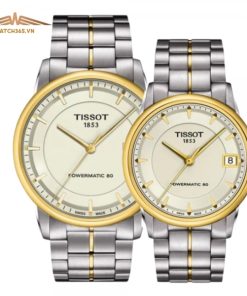 TISSOT LUXURY POWERMATIC T086.407.22.261.00 & T086.207.22.261.00 - ĐỒNG HỒ ĐÔI - KÍNH SAPPHIRE - DÂY KIM LOẠI - AUTOMATIC - SIZE 41&33 MM - MÁY THỤY SỸ